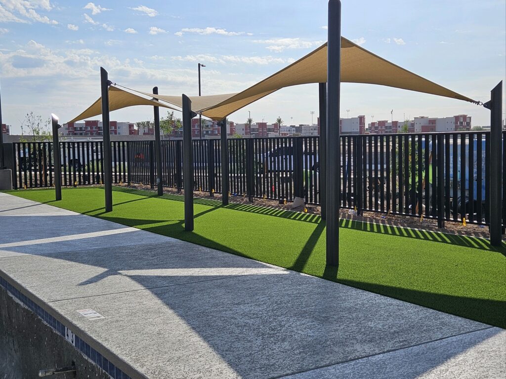 hypar shade structure