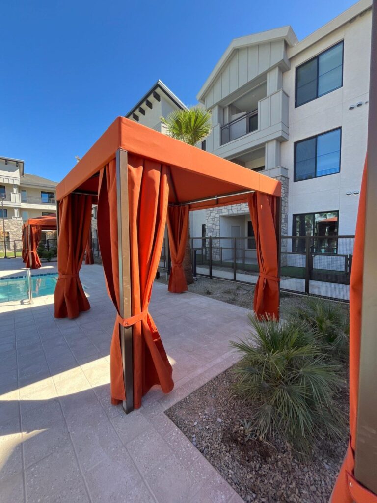 cabana patio shade structure