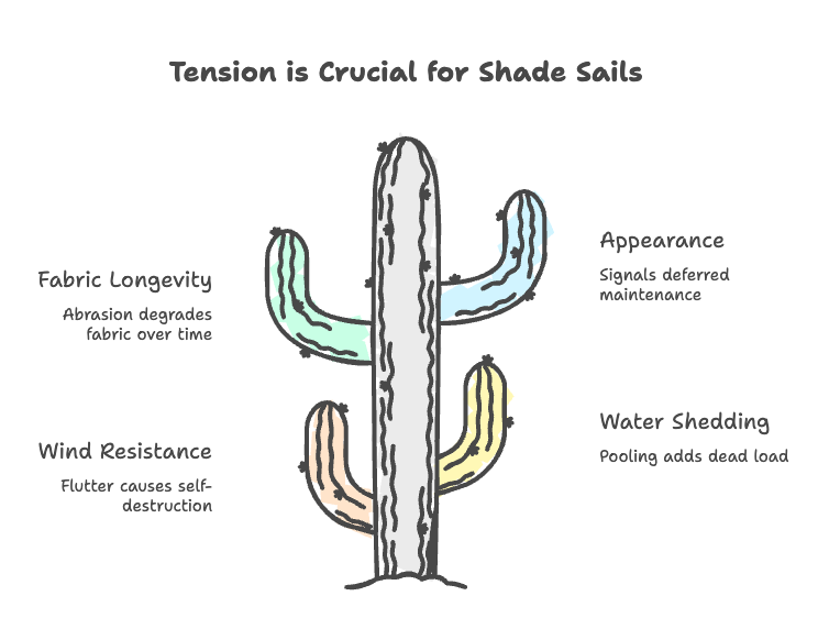 Why Tension Matters for Commercial Shade Sails - visual selection