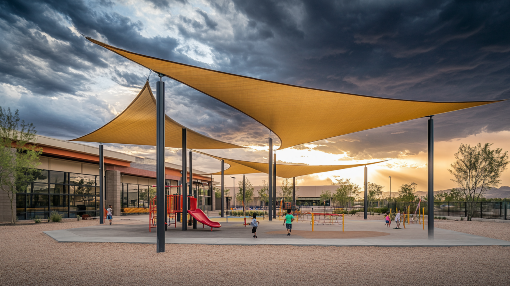 monsoon-ready commercial shade structures Arizona